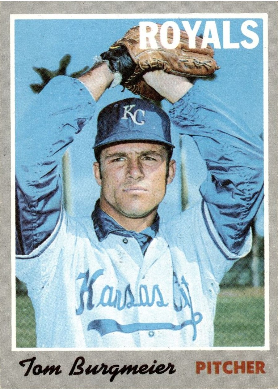 1970 Topps #108 Tom Burgmeier, Kansas City Royals
