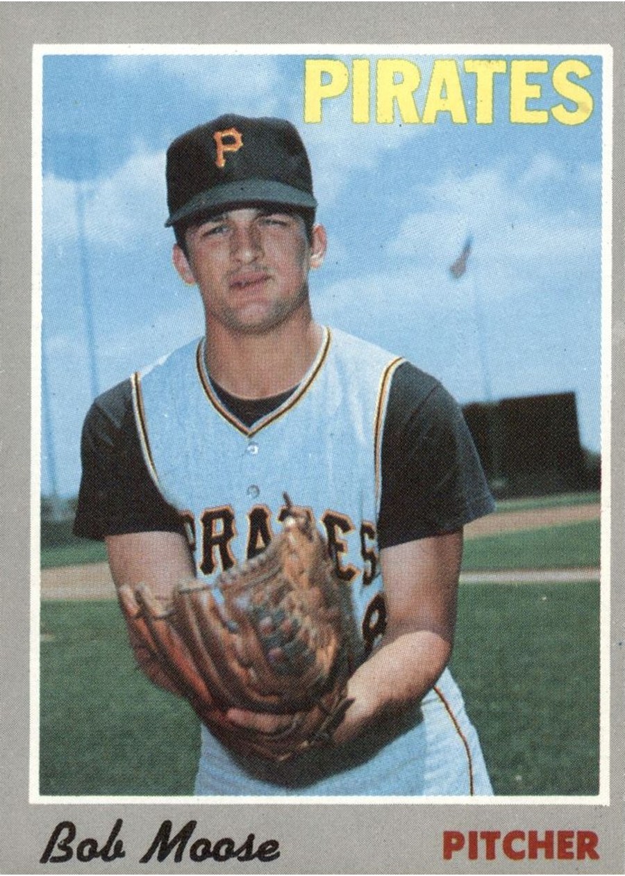 1970 Topps #110 Bob Moose, Pittsburgh Pirates