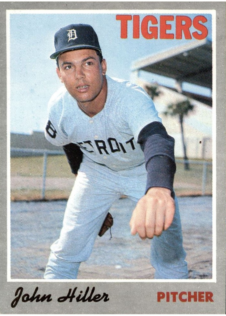 1970 Topps #12 John Hiller, Detroit Tigers