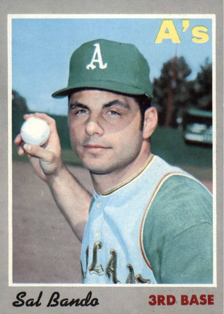 1970 Topps #120 Sal Bando, Oakland Athletics