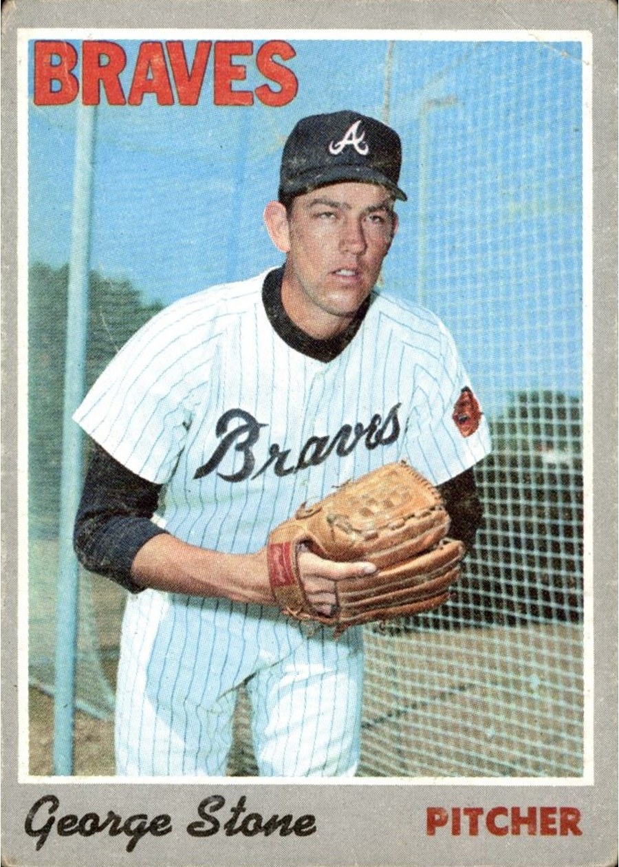 1970 Topps #122 George Stone, Atlanta Braves