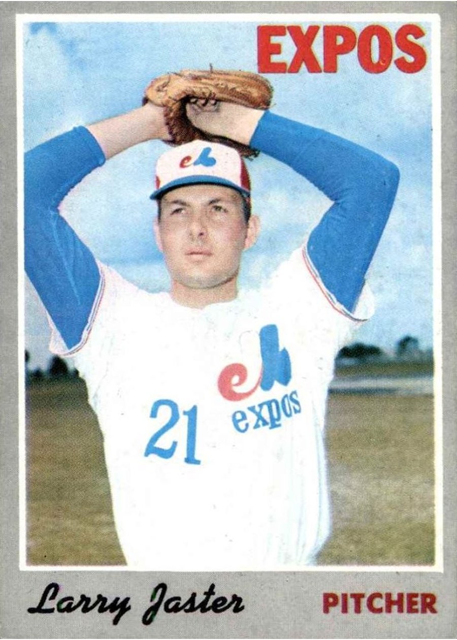 1970 Topps #124 Larry Jaster, Montreal Expos