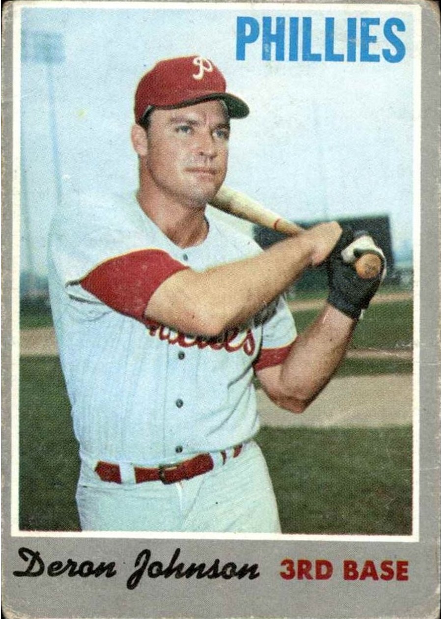 1970 Topps #125 Deron Johnson, Philadelphia Phillies