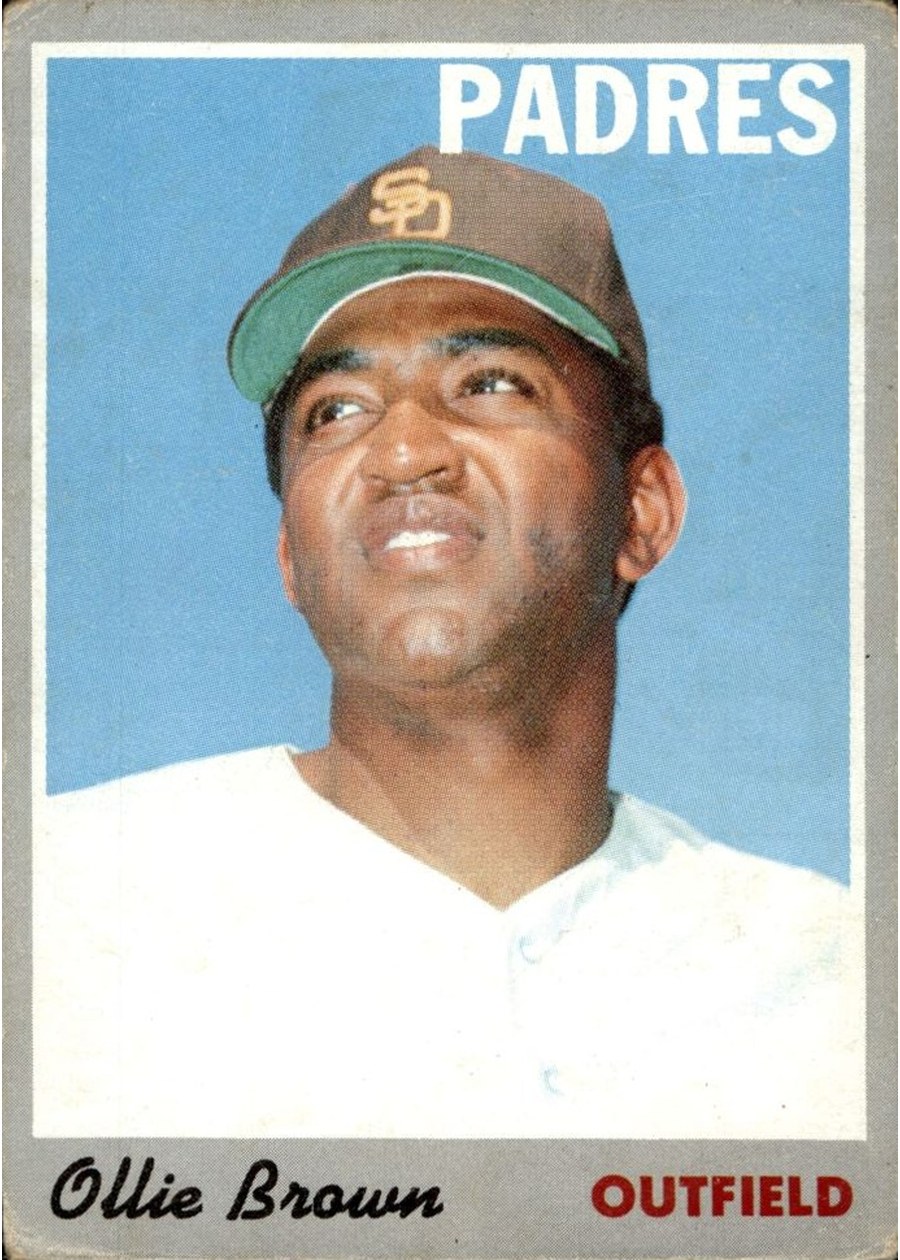 1970 Topps #130 Ollie Brown, San Diego Padres