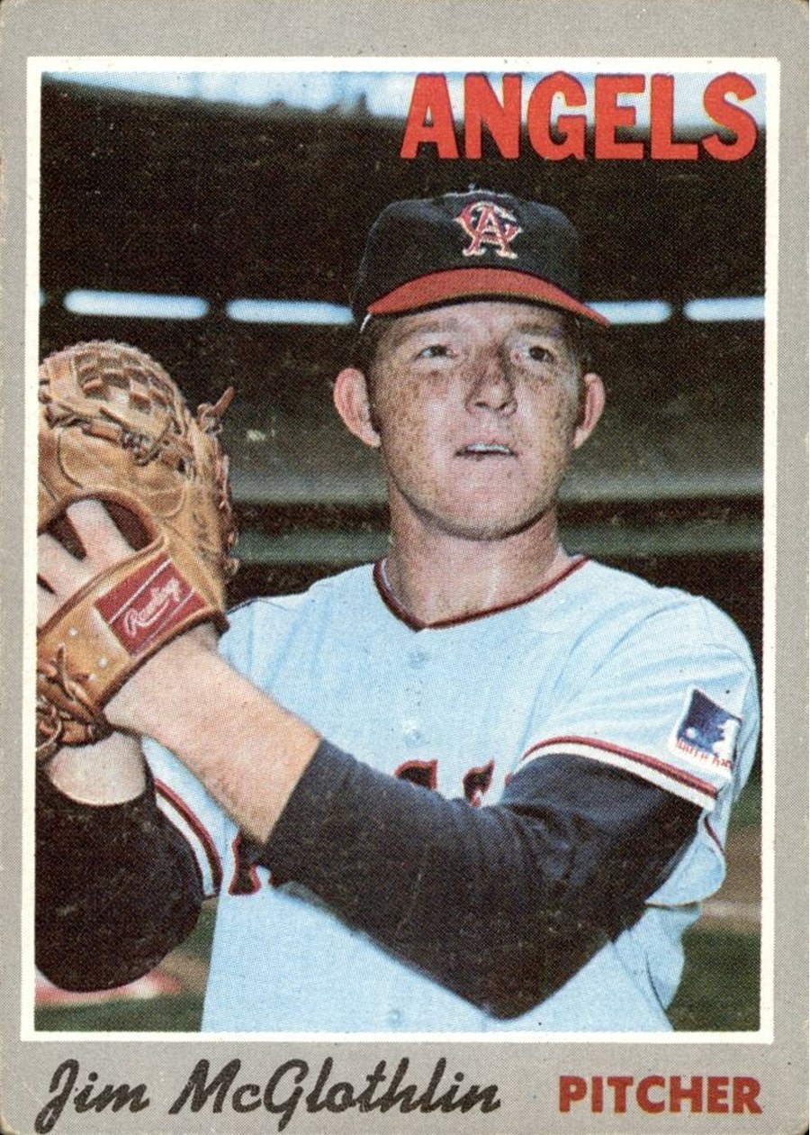 1970 Topps #132 Jim McGlothlin, California Angels