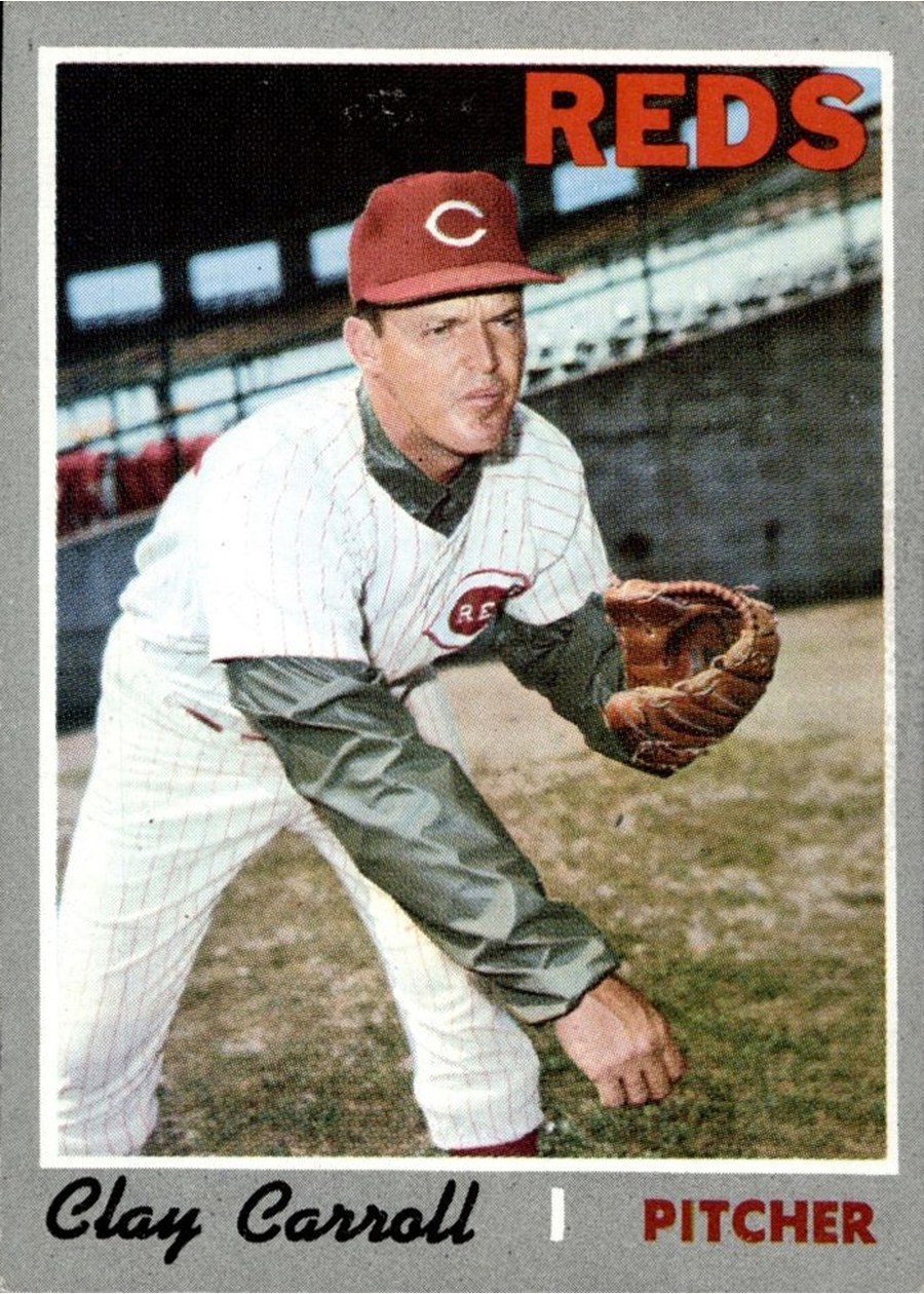 1970 Topps #133 Clay Carroll, Cincinnati Reds