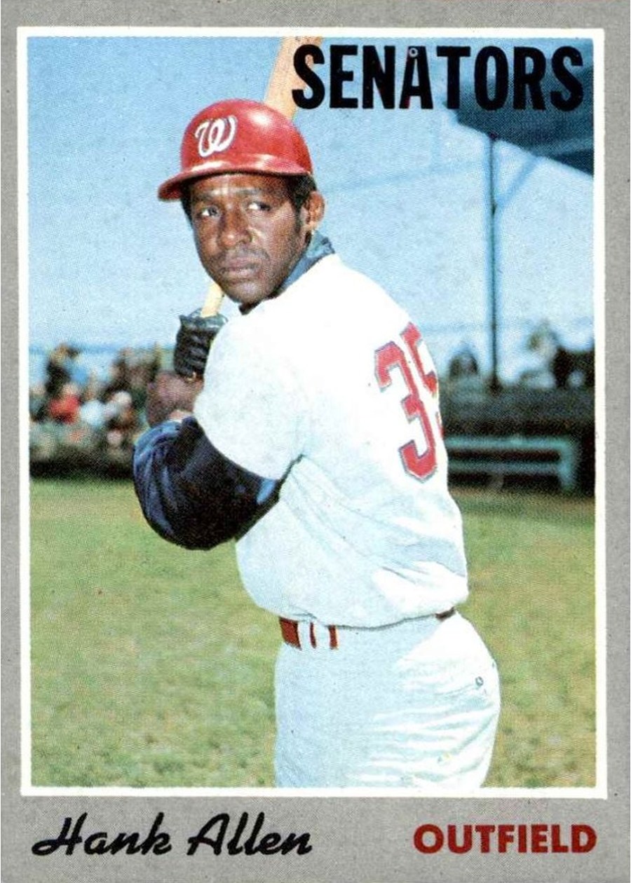 1970 Topps #14 Hank Allen, Washington Senators