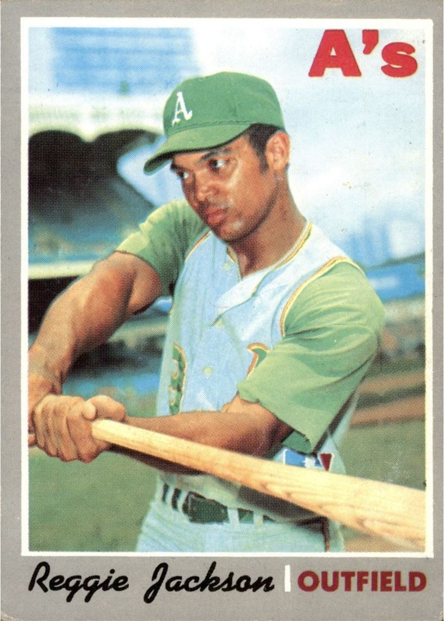 1970 Topps #140 Reggie Jackson, Oakland Athletics