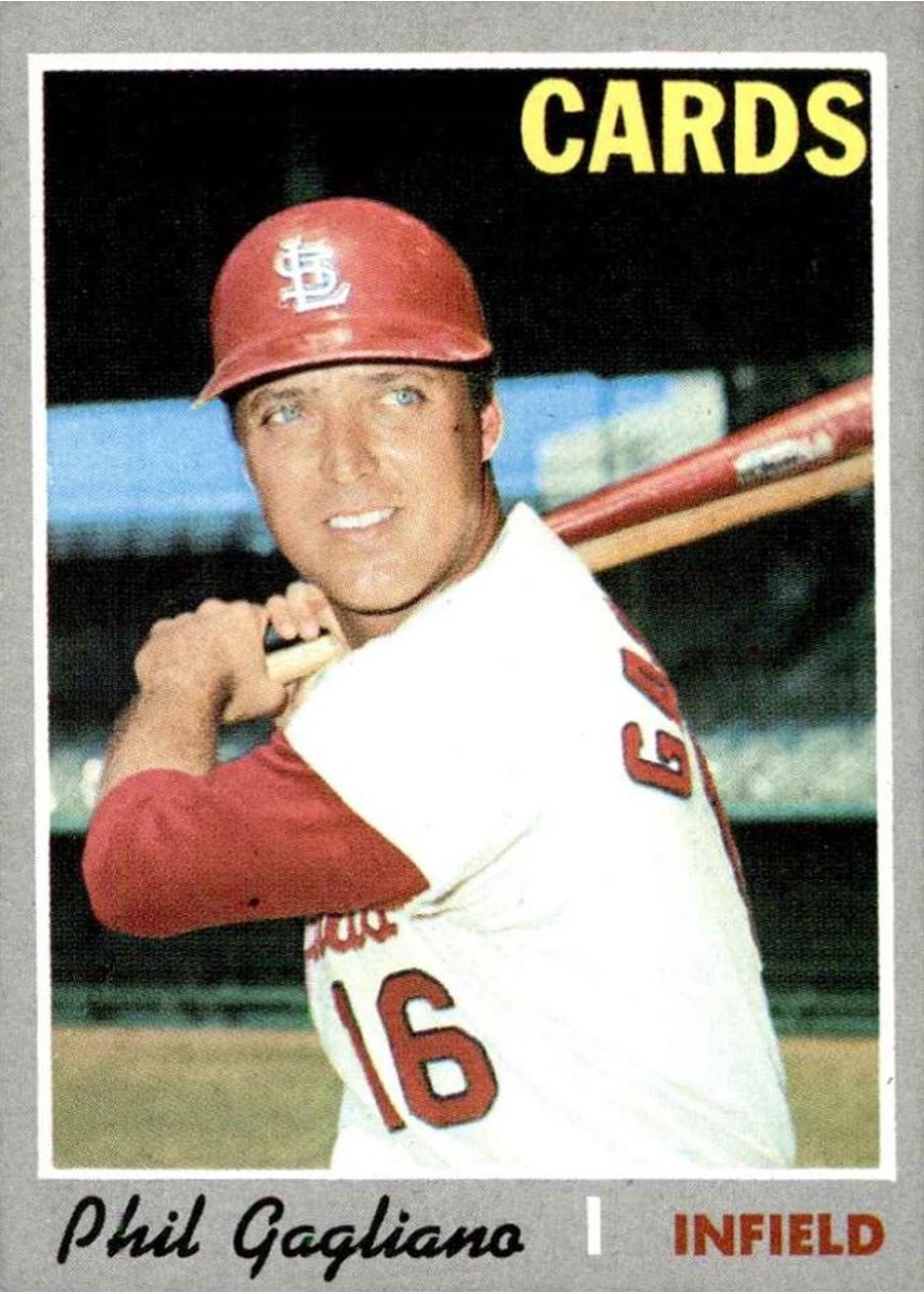 1970 Topps #143 Phil Gagliano, St. Louis Cardinals