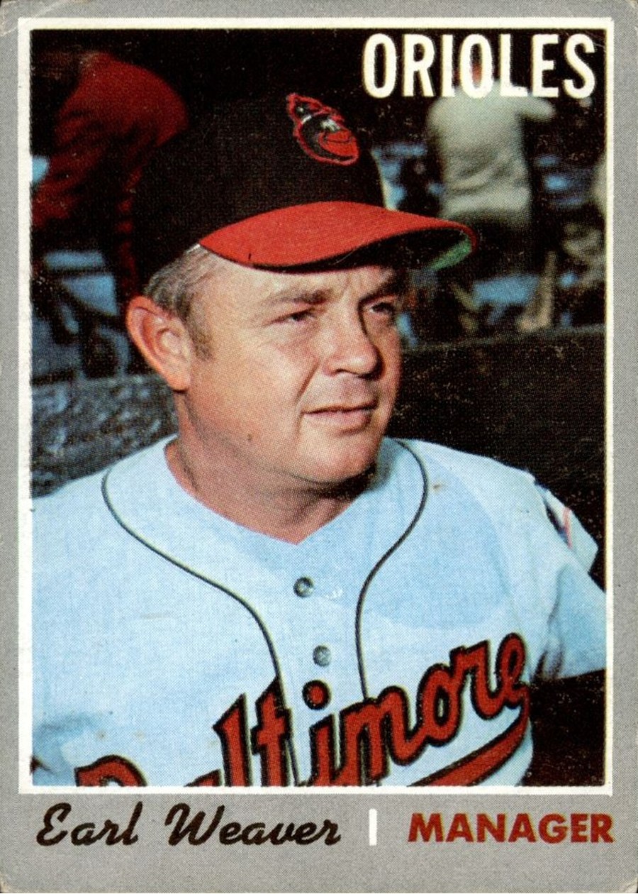 1970 Topps #148 Earl Weaver, Baltimore Orioles
