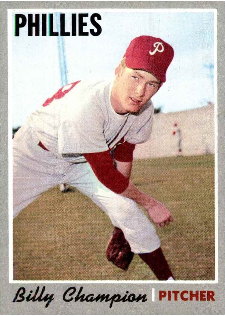1970 Topps #149 Billy Champion, Philadelphia Phillies