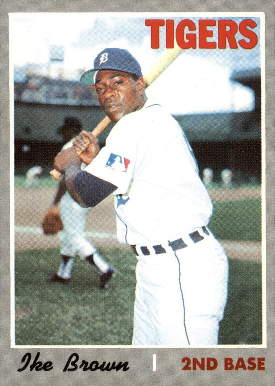 1970 Topps #152 Ike Brown, Detroit Tigers