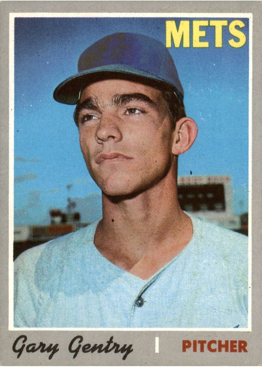 1970 Topps #153 Gary Gentry, New York Mets
