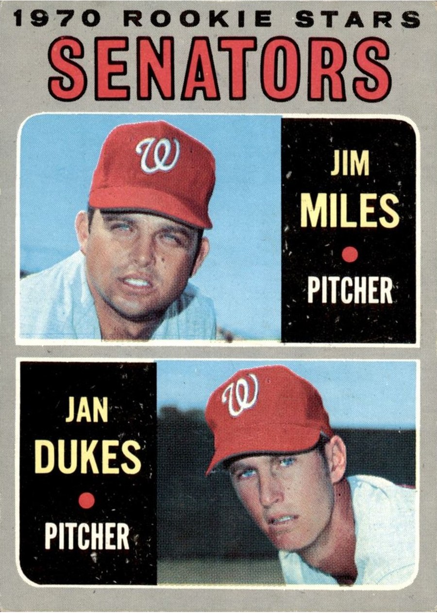 1970 Topps #154 Senators 1970 Rookie Stars, Washington Senators