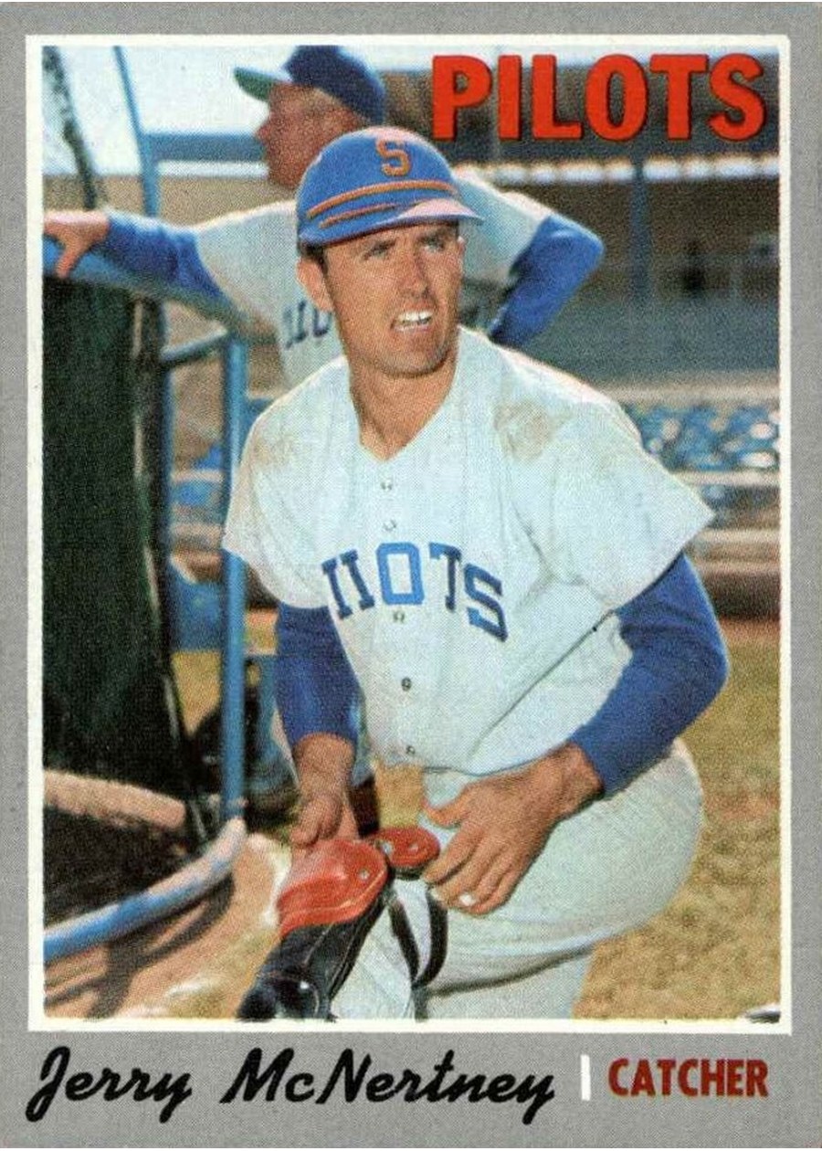 1970 Topps #158 Jerry McNertney, Seattle Pilots