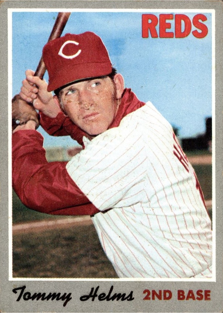 1970 Topps #159 Tommy Helms, Cincinnati Reds
