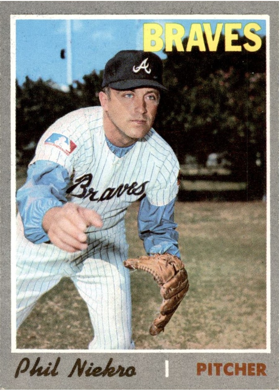 1970 Topps #160 Phil Niekro, Atlanta Braves