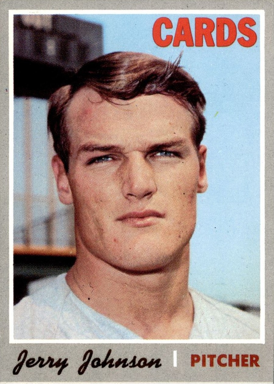 1970 Topps #162 Jerry Johnson, St. Louis Cardinals