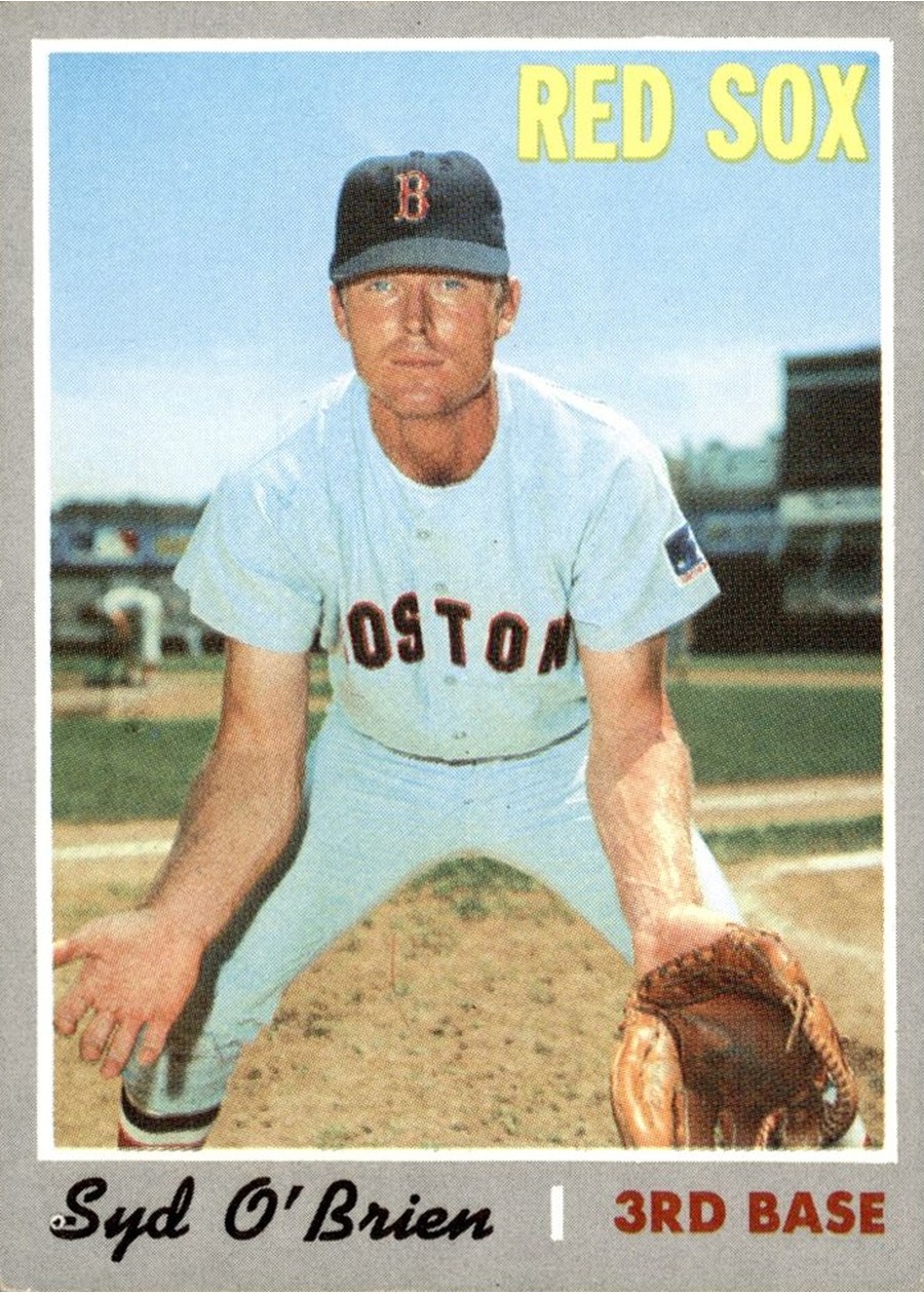 1970 Topps #163 Syd O'Brien, Boston Red Sox