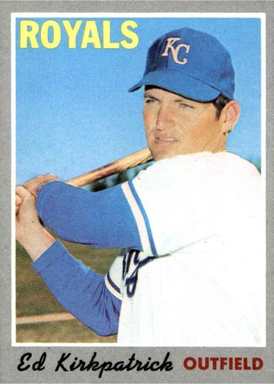1970 Topps #165 Ed Kirkpatrick, Kansas City Royals