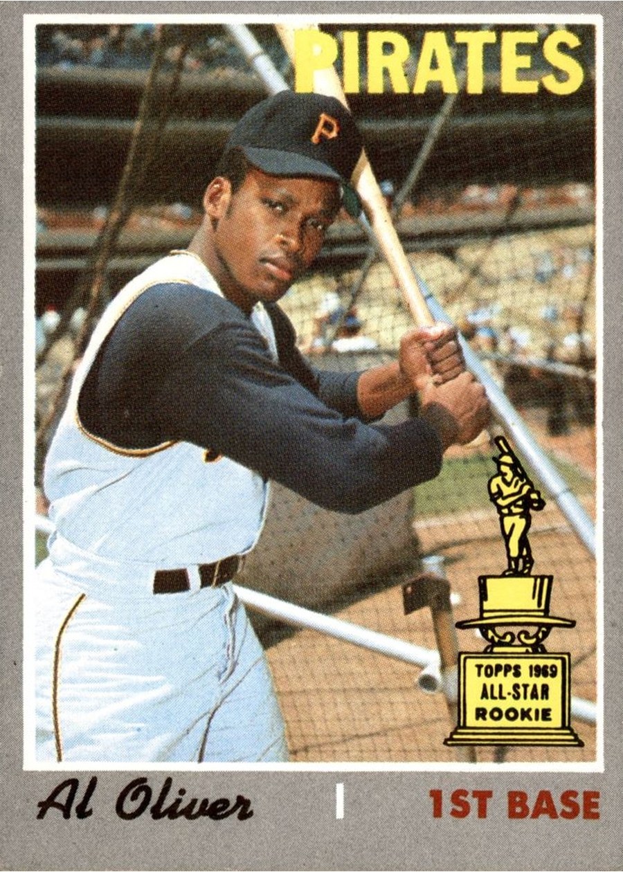 1970 Topps #166 Al Oliver, Pittsburgh Pirates
