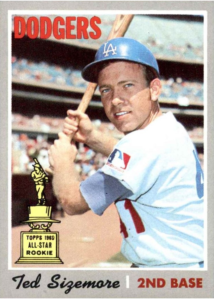 1970 Topps #174 Ted Sizemore, Los Angeles Dodgers