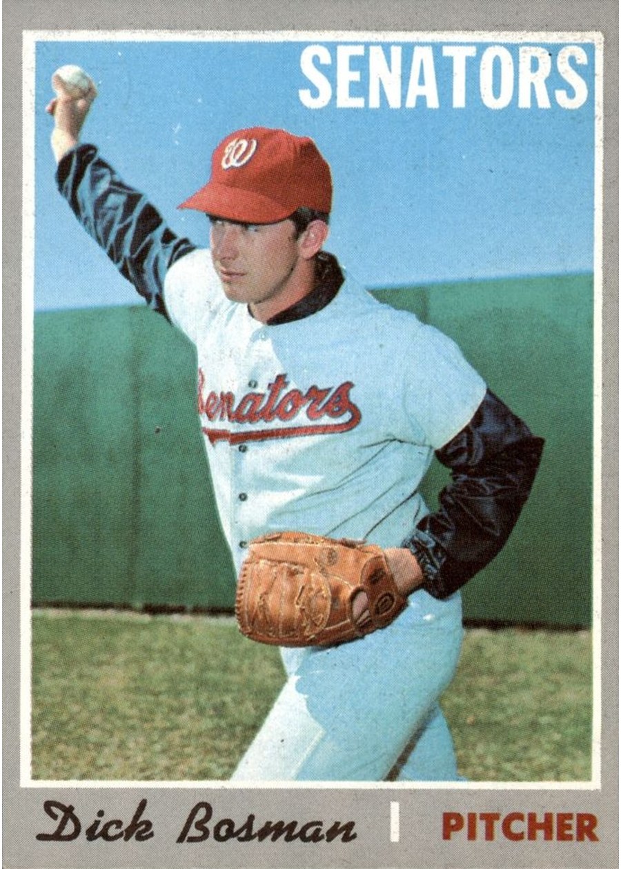 1970 Topps #175 Dick Bosman, Washington Senators