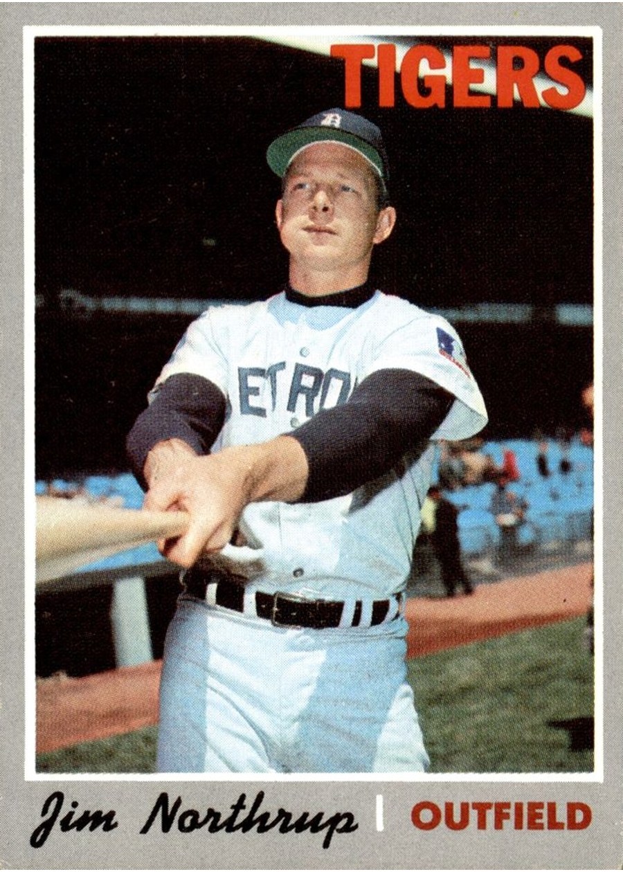 1970 Topps #177 Jim Northrup, Detroit Tigers