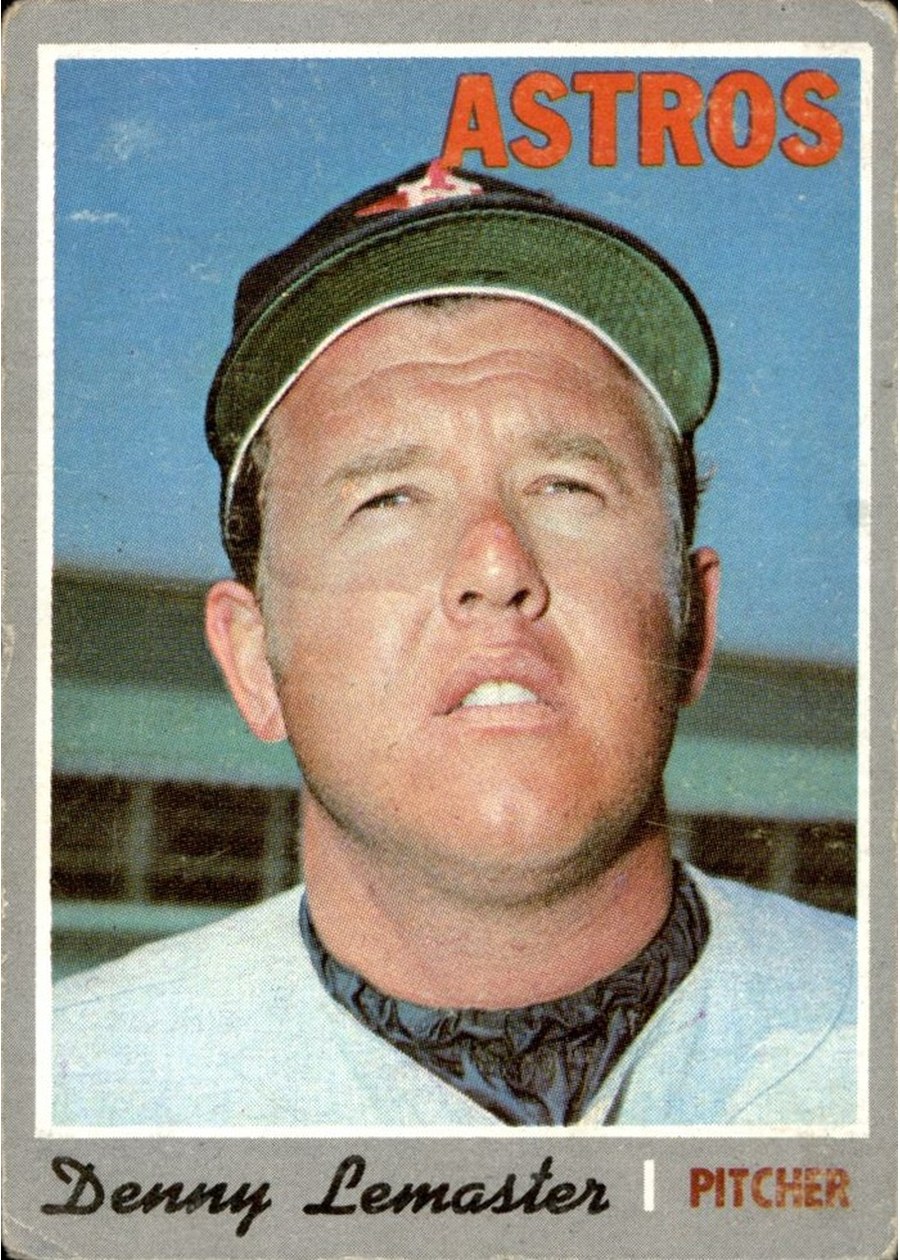 1970 Topps #178 Denny Lemaster, Houston Astros