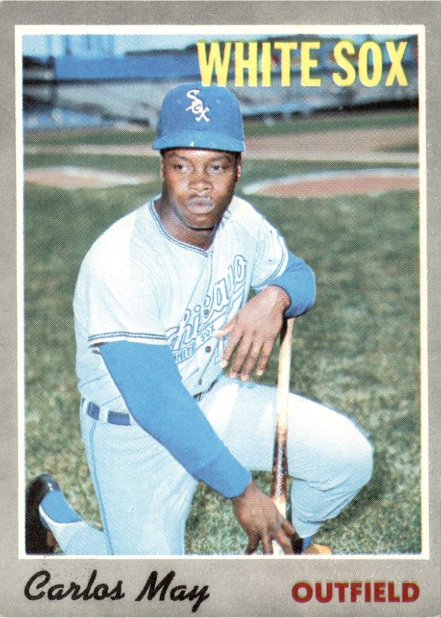 1970 Topps #18 Carlos May, Chicago White Sox