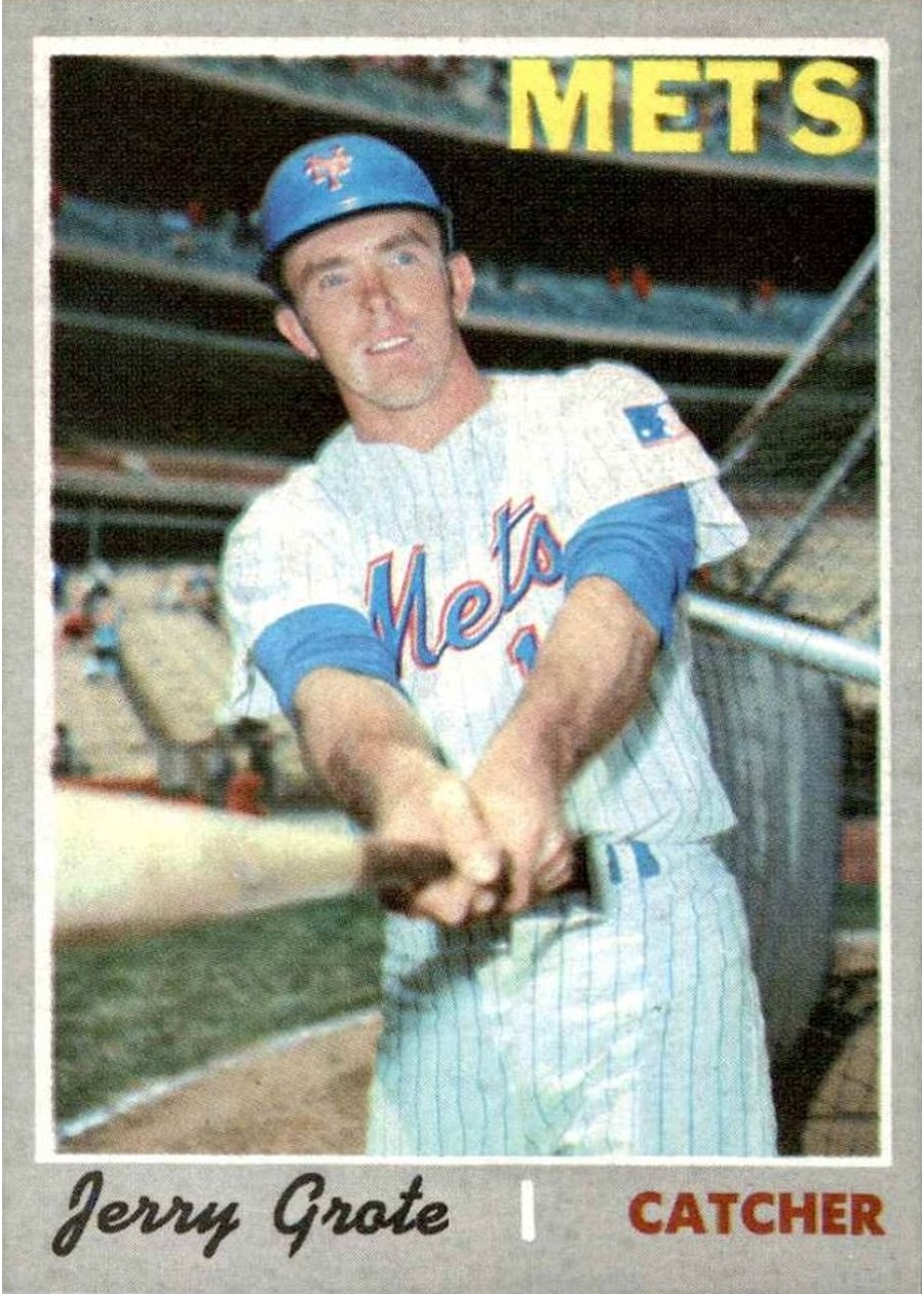 1970 Topps #183 Jerry Grote, New York Mets