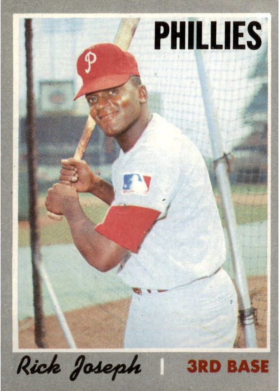 1970 Topps #186 Rick Joseph, Philadelphia Phillies