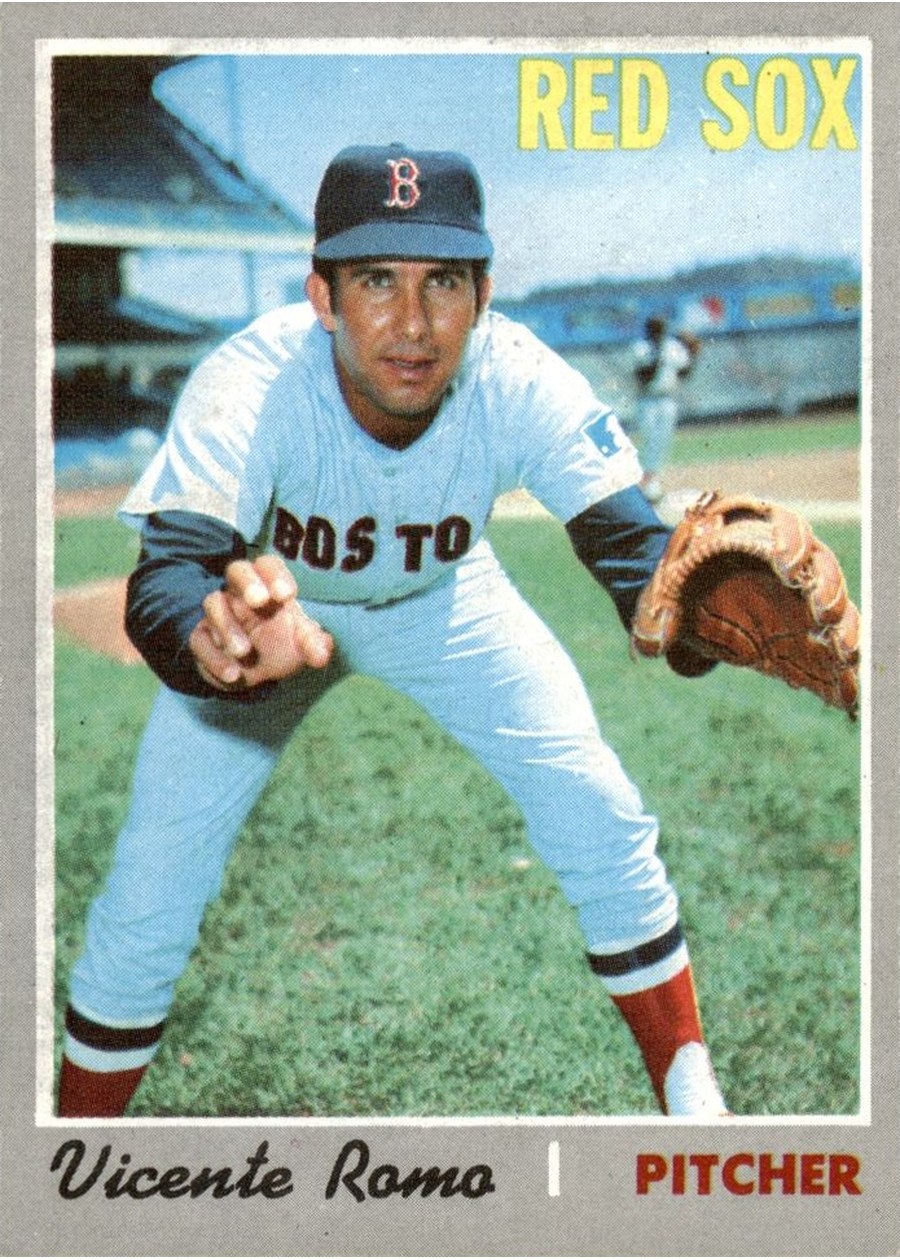 1970 Topps #191 Vicente Romo, Boston Red Sox