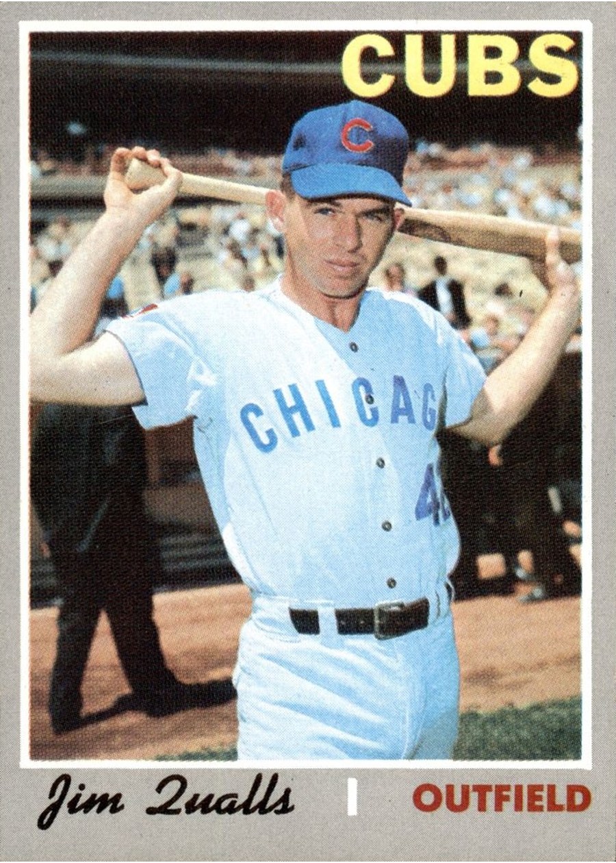 1970 Topps #192 Jim Qualls, Chicago Cubs