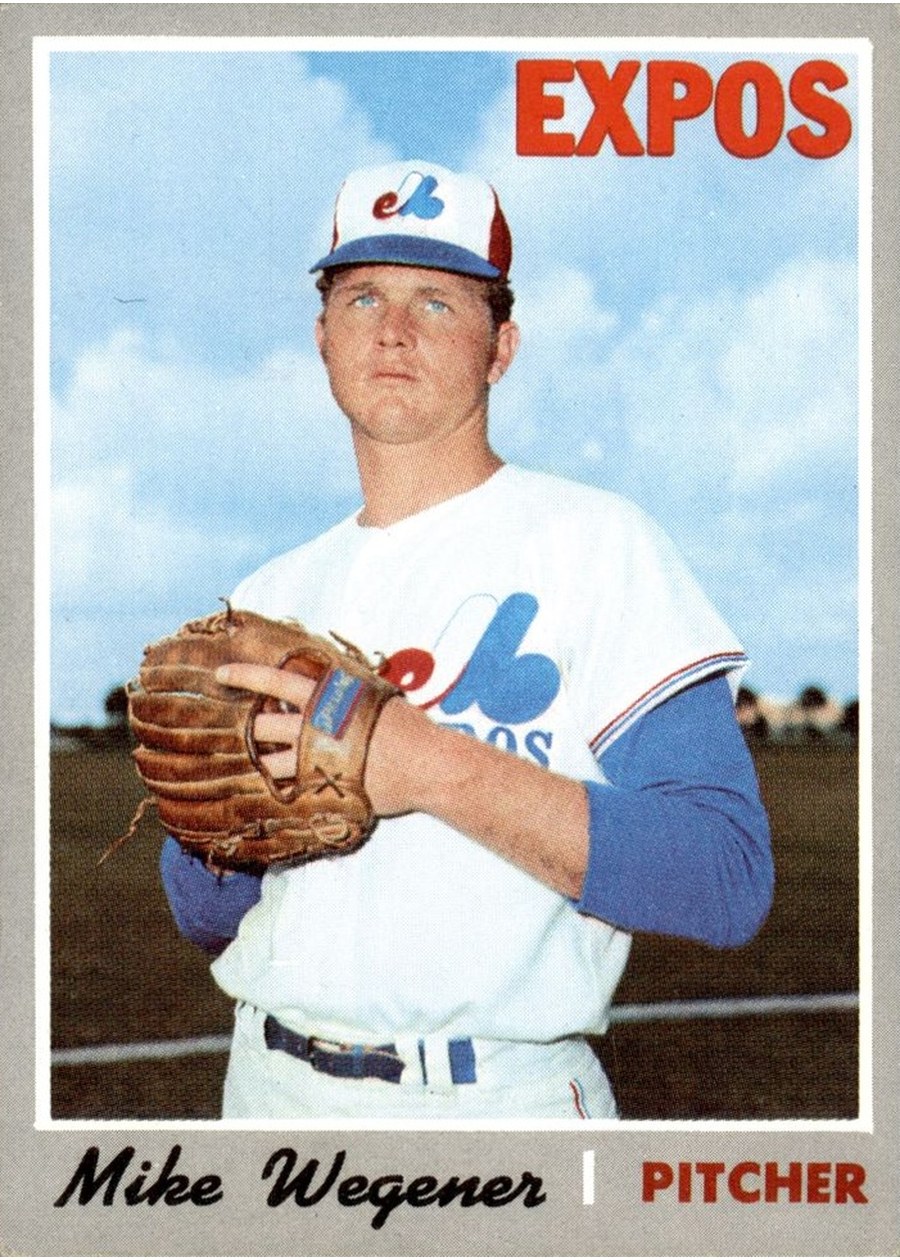 1970 Topps #193 Mike Wegener, Montreal Expos