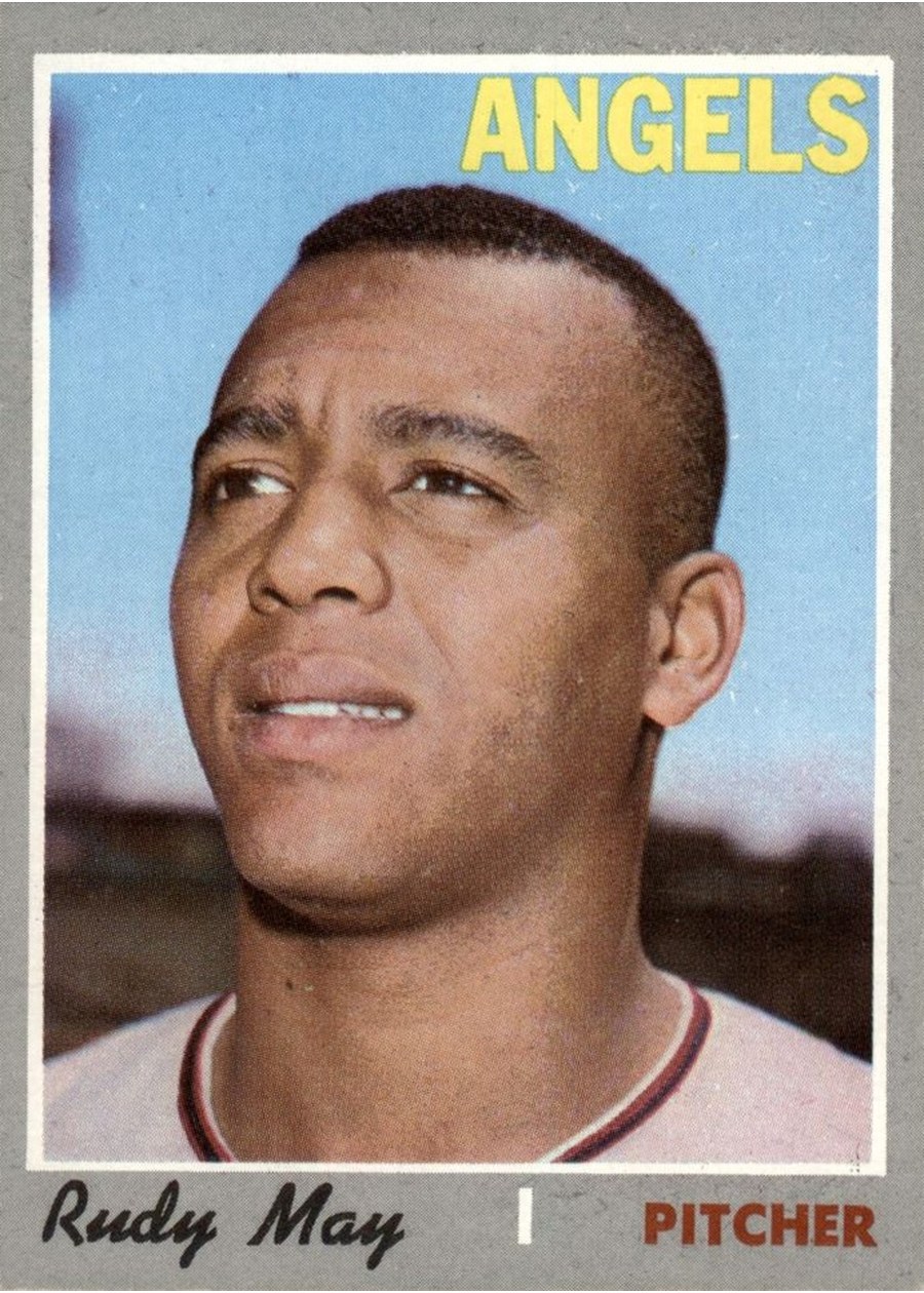 1970 Topps #203 Rudy May, California Angels