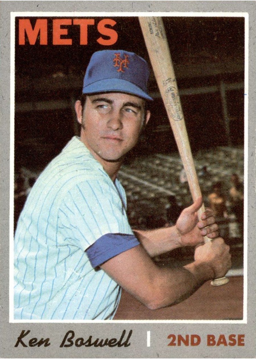 1970 Topps #214 Ken Boswell, New York Mets