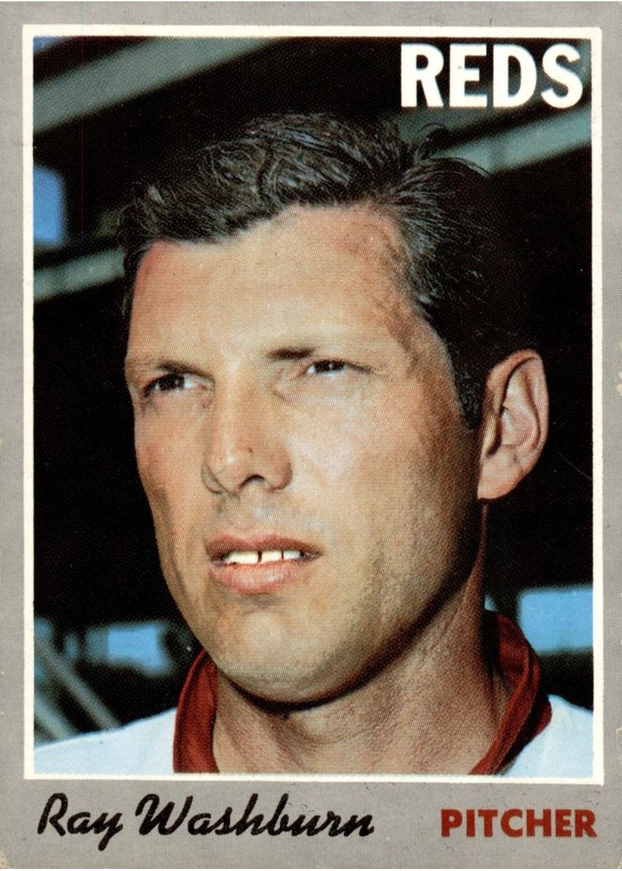 1970 Topps #22 Ray Washburn, Cincinnati Reds