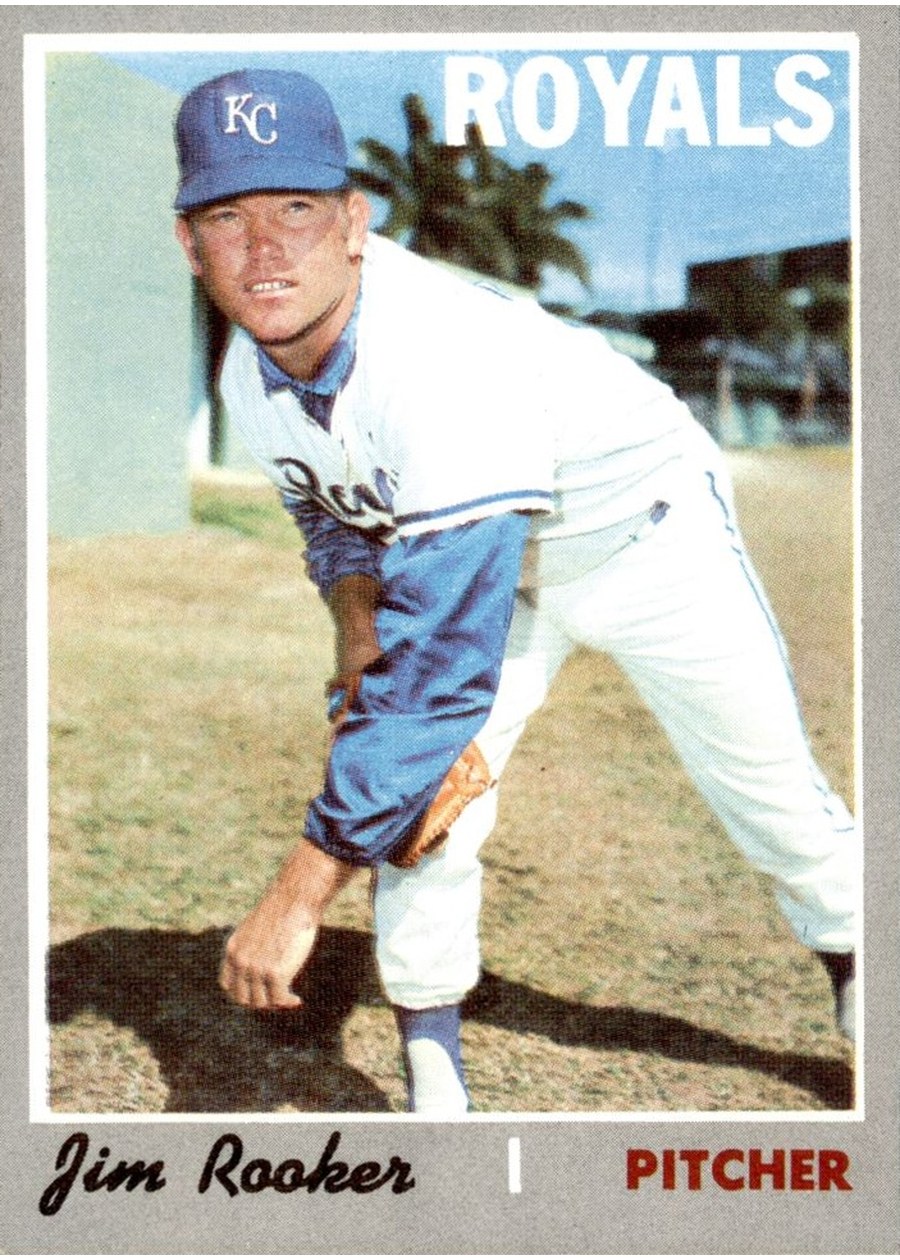 1970 Topps #222 Jim Rooker, Kansas City Royals