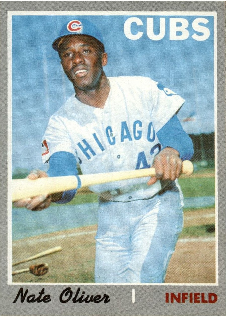 1970 Topps #223 Nate Oliver, Chicago Cubs