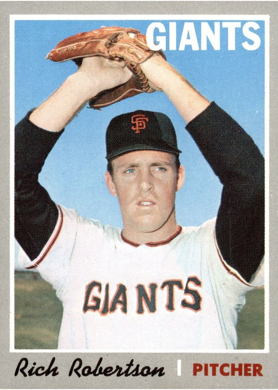 1970 Topps #229 Rich Robertson, San Francisco Giants