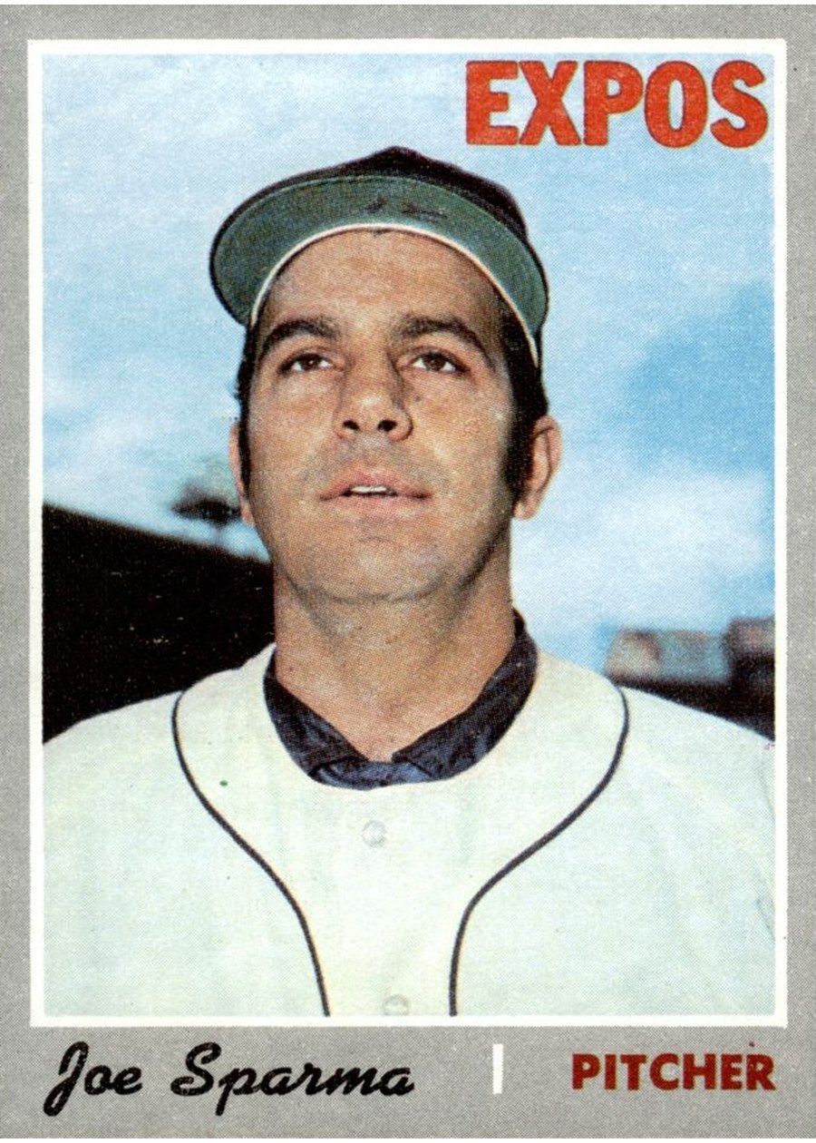 1970 Topps #243 Joe Sparma, Montreal Expos