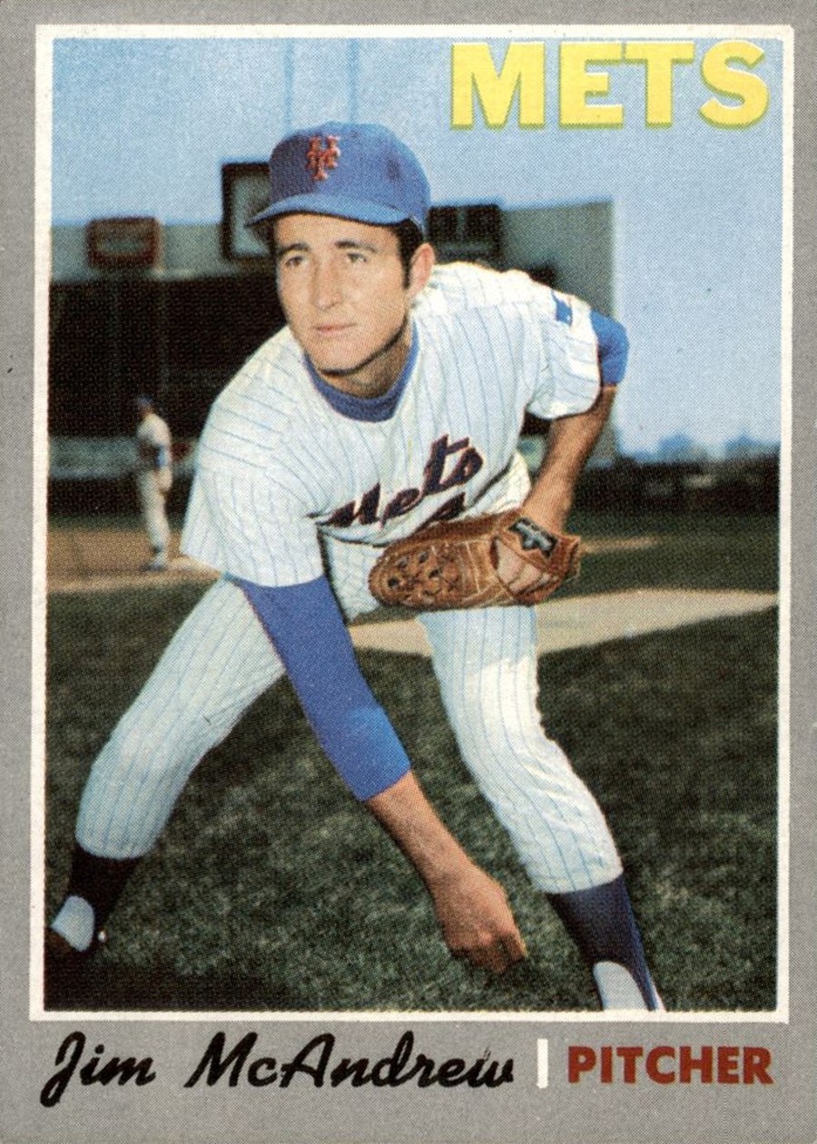 1970 Topps #246 Jim McAndrew, New York Mets