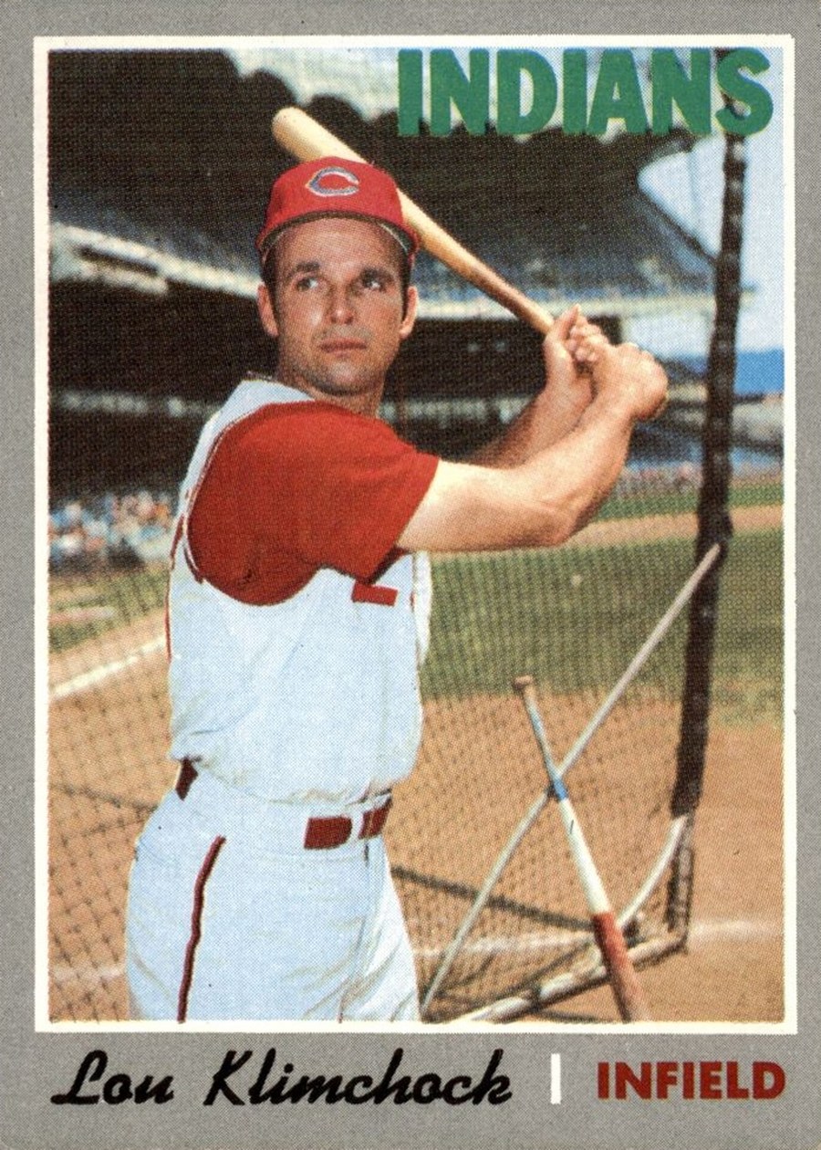 1970 Topps #247 Lou Klimchock, Cleveland Indians