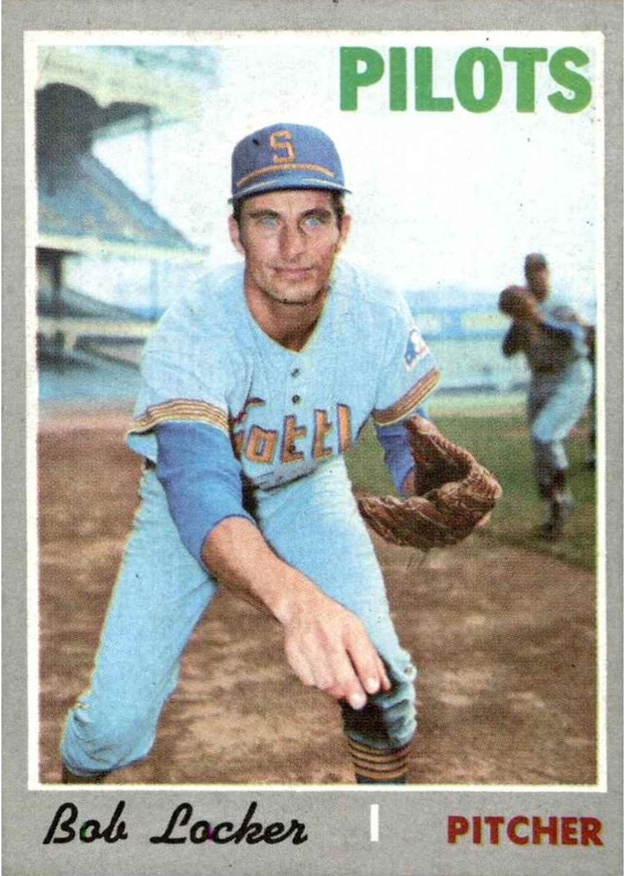 1970 Topps #249 Bob Locker, Seattle Pilots