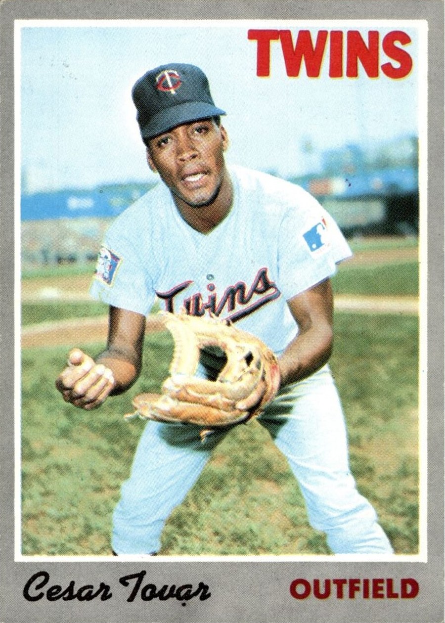 1970 Topps #25 Cesar Tovar, Minnesota Twins