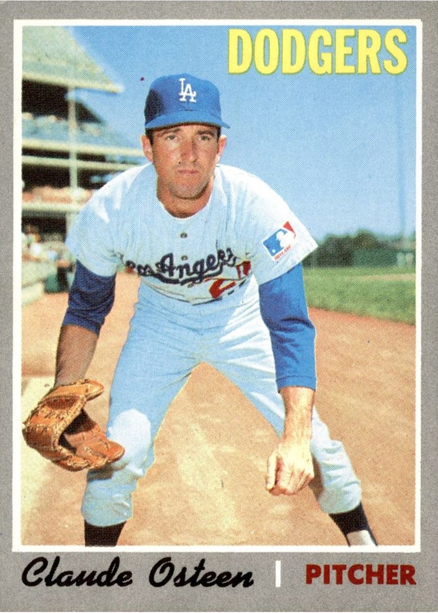 1970 Topps #260 Claude Osteen, Los Angeles Dodgers