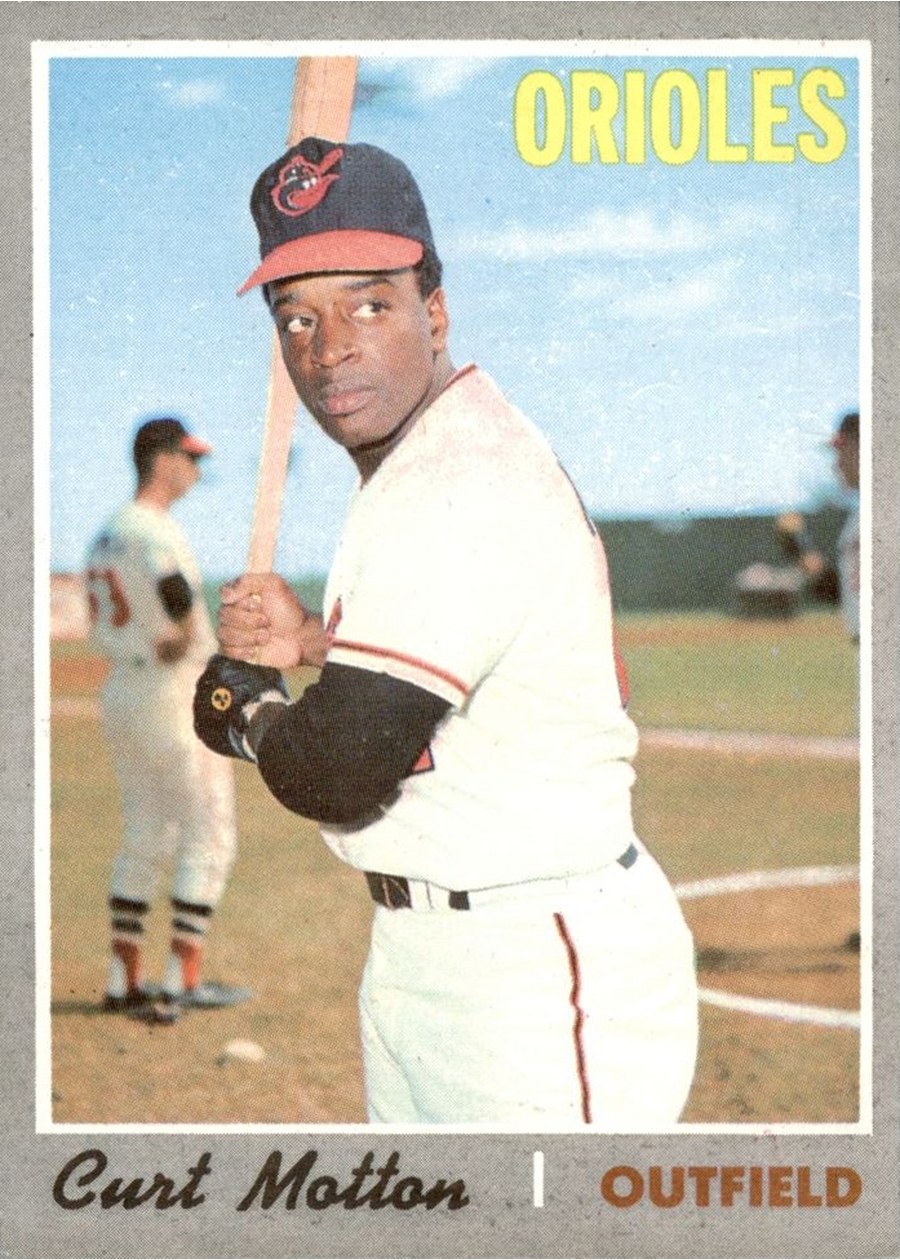 1970 Topps #261 Curt Motton, Baltimore Orioles