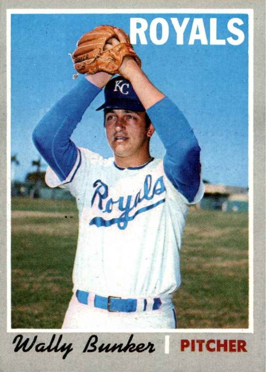 1970 Topps #266 Wally Bunker, Kansas City Royals