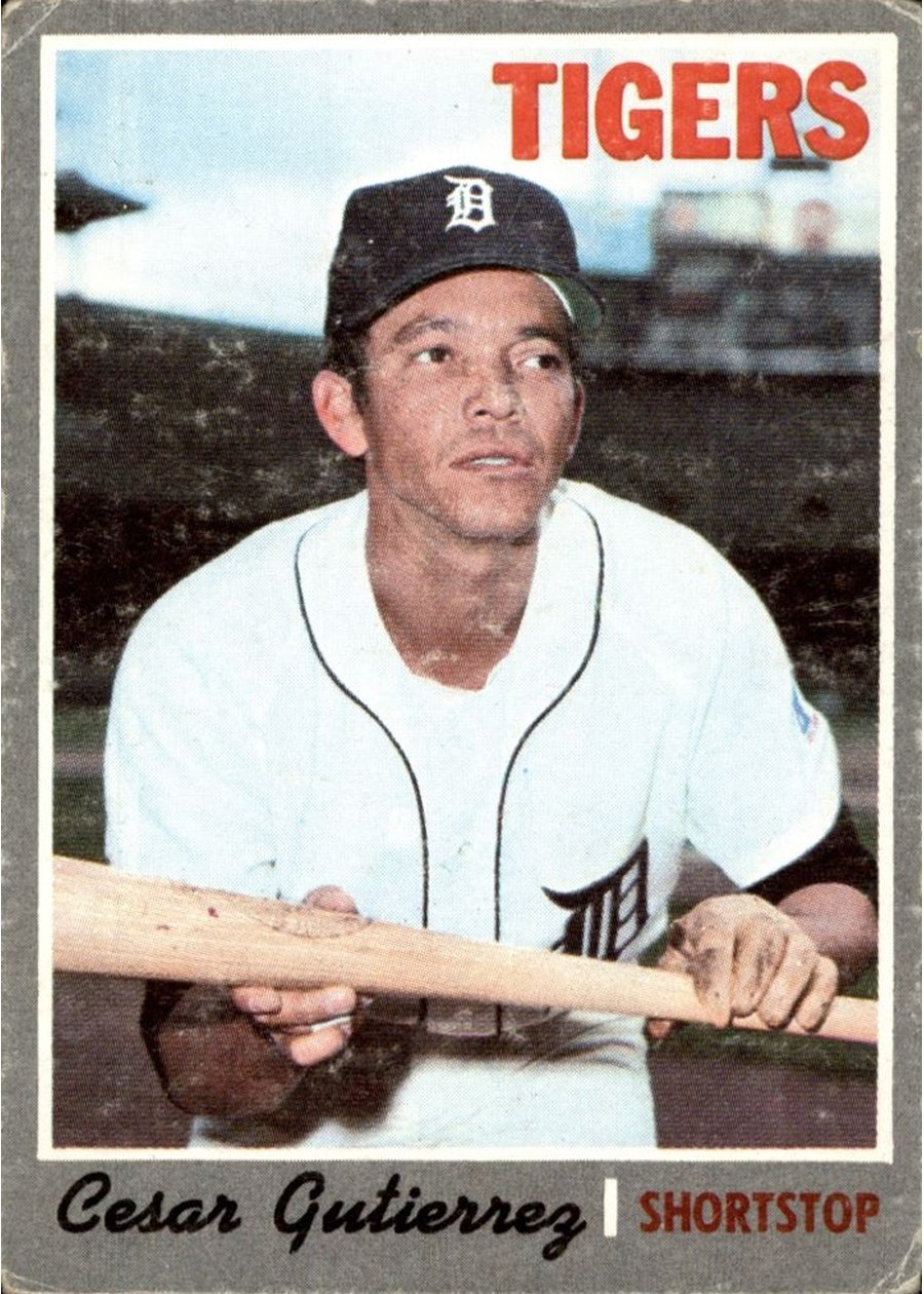 1970 Topps #269 Cesar Gutierrez, Detroit Tigers